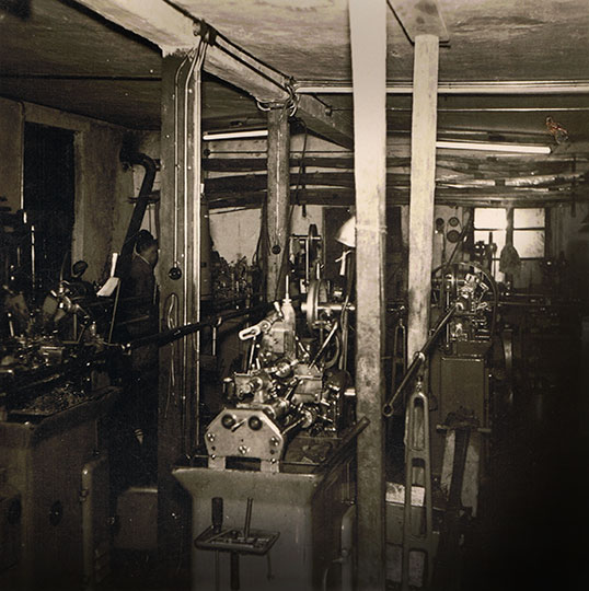 1953 - Die erste Produktionsstätte